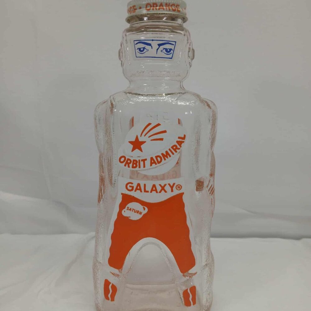 1950'S Orbit Admiral Glass Bottle / Coin Bank